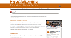 Desktop Screenshot of escueladelasartes.com